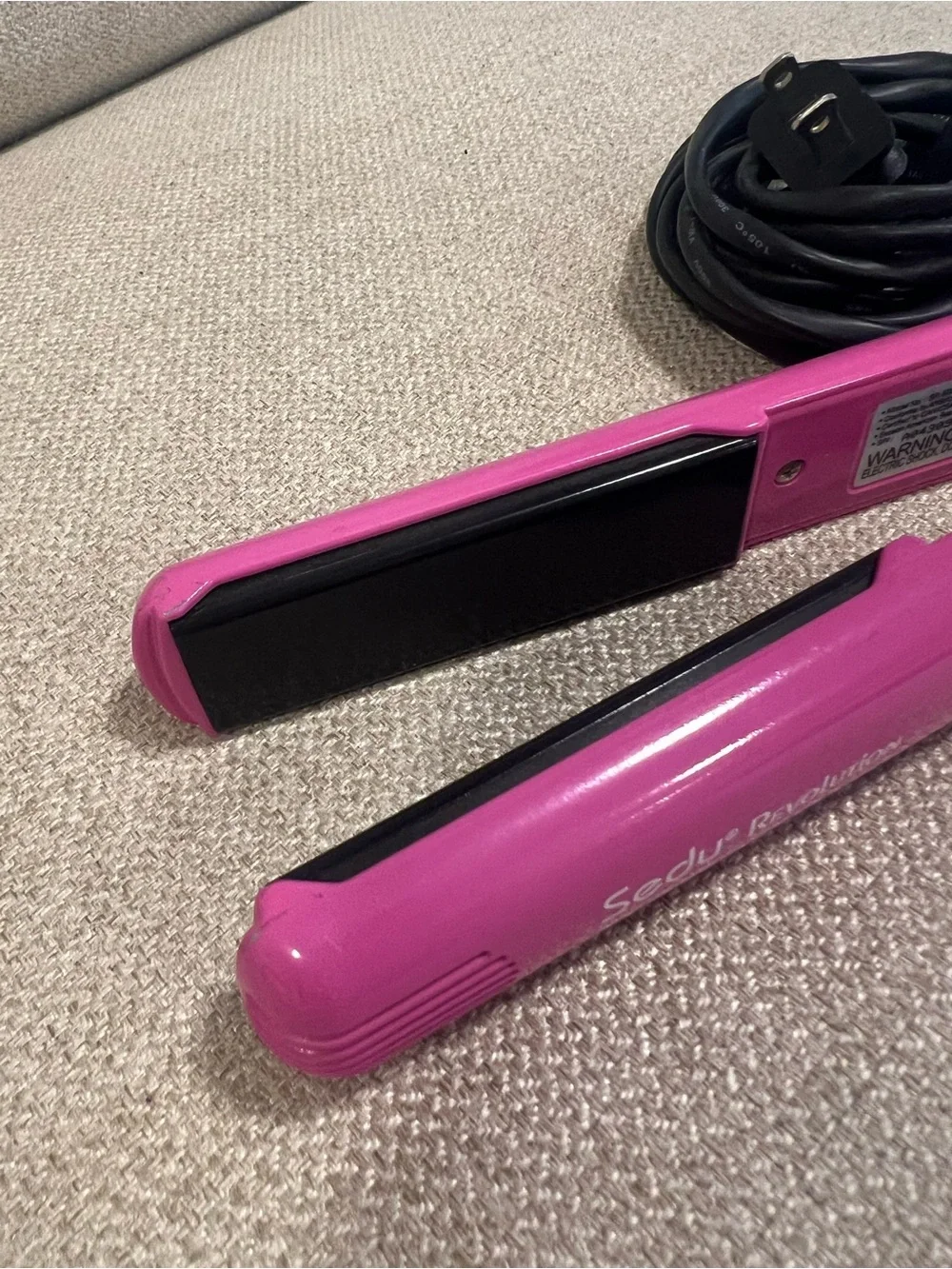 Sedu Revolution Nano Tourmaline Ionic Flat Iron Hair Straightener – Pink